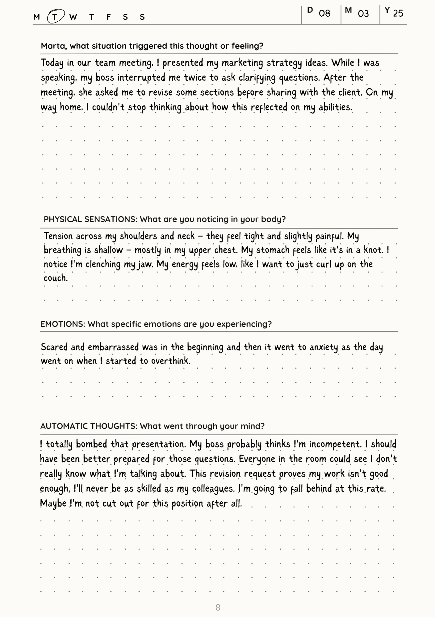 Personalised Guided Journal - Your Therapy Book